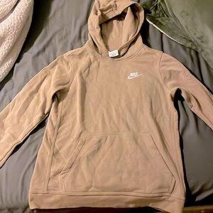 Light brown nike hoodie